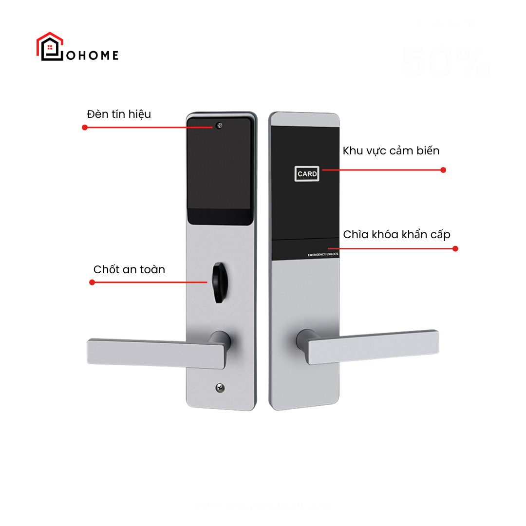 Khóa thẻ từ khách sạn cao cấp HLOCK HL8505